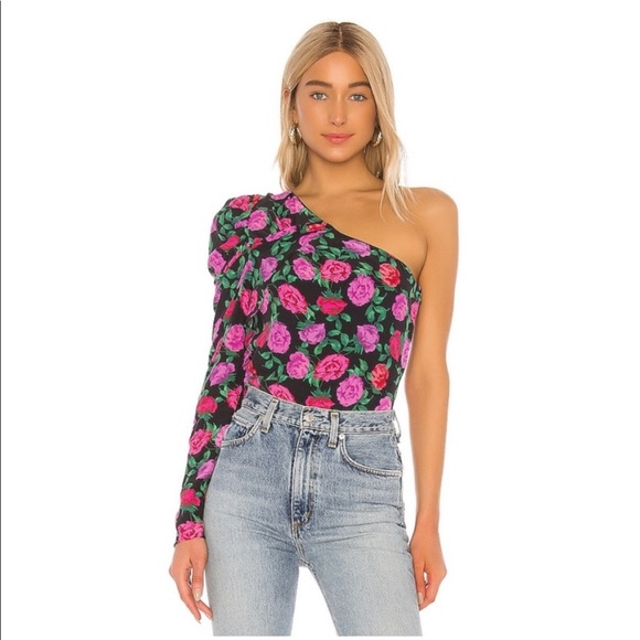 Lovers + Friends Tops - Lovers + Friends one shoulder floral top